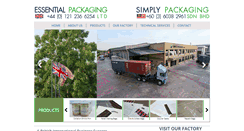 Desktop Screenshot of essentialpackaginguk.com